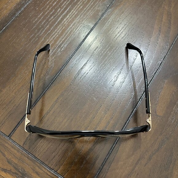 NEW Cazal Sunglasses 627 Black Gold Clear Lenses - Picture 8 of 9